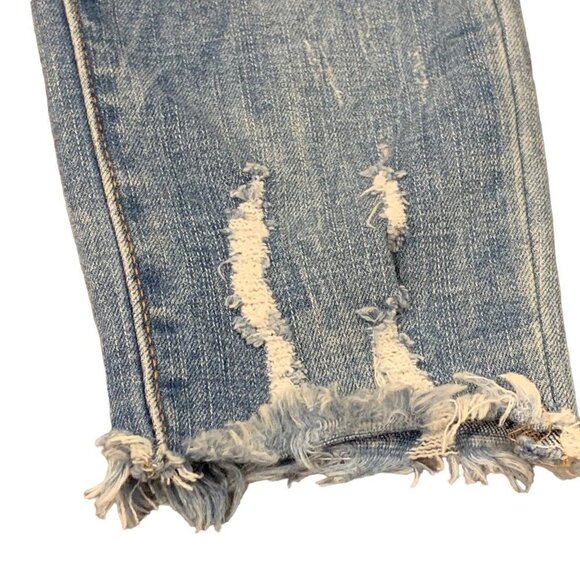 Aeropostale Women's Light Wash Distressed Skinny Flex Effects Jeans HR Size 2 - Picture 8 of 10